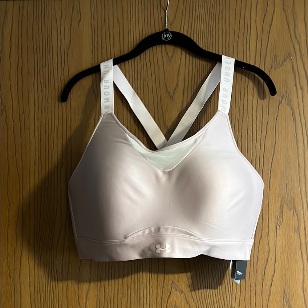 Under Armour Women's Light Pink Sports Bra